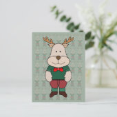 Ein niedliches Hirsch Postkarte (Stehend Vorderseite)
