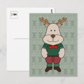 Ein niedliches Hirsch Postkarte (Vorne/Hinten)