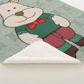 Ein niedliches Hirsch Sherpadecke (3/4)