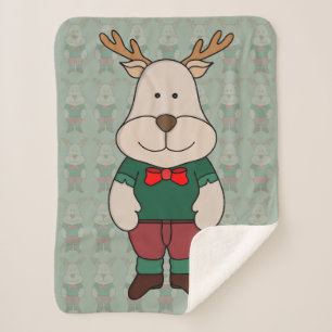 Ein niedliches Hirsch Sherpadecke