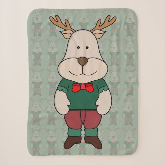 Ein niedliches Hirsch Sherpadecke (Vorderseite)