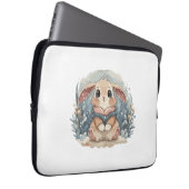 Ein niedliches Kaninchen Laptopschutzhülle (Vorne Rechts)