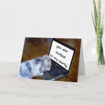 ein niedliches Kaninchen-Party einladen