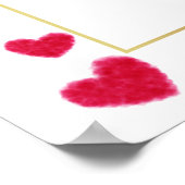 Ein Niedliches kleines Sweetheart Arch Baby-Duschb Poster (Ecke)