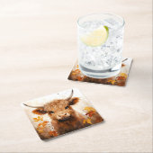 Ein Niedliches Modell für die Kuhherstellung 1 Rechteckiger Pappuntersetzer (Vor Ort)