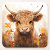 Ein Niedliches Modell für die Kuhherstellung 1 Rechteckiger Pappuntersetzer (Vorderseite)