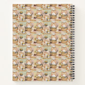 Ein niedliches, nahtloses Muster, Notizblock (Rückseite)