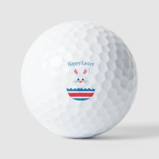 Ein niedliches Osterhaus Golfball (Vorderseite)