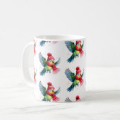 Ein Niedliches Parakeet in einer Tasse aus Winterh (Vorderseite Links)