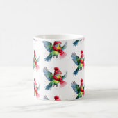 Ein Niedliches Parakeet in einer Tasse aus Winterh (Mittel)