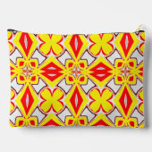 Ein niedliches, rotes, weißes, trendiges, klassisc zubehörtasche (Rückseite)