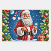 Ein niedliches, rundes Zeichen, das einem Chipmunk Geschenkpapier Set (Vorderseite 3)