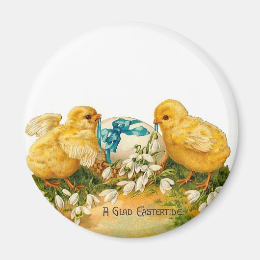 Ein Niedliches Vintages Ostern in Glad Magnet (Vorne)