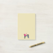 Ein Niedliches Zombie-Paar in Liebe Illustration Post-it Klebezettel (Auf Schreibtisch)