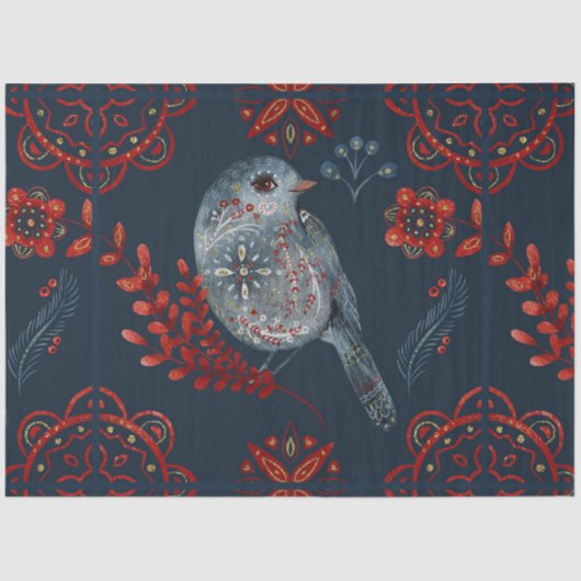 Ein Nordic Tile Series Design für Weihnachten 26 Seidenpapier (Vorderseite)