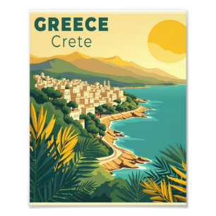 Ein nostalgisches klassisches Reiseplakat – Griech Fotodruck