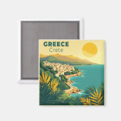Ein nostalgisches klassisches Reiseplakat – Griech Magnet (Vorderseite/Rückseite)