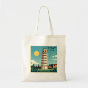 Ein nostalgisches klassisches Reiseplakat – Italie Tragetasche