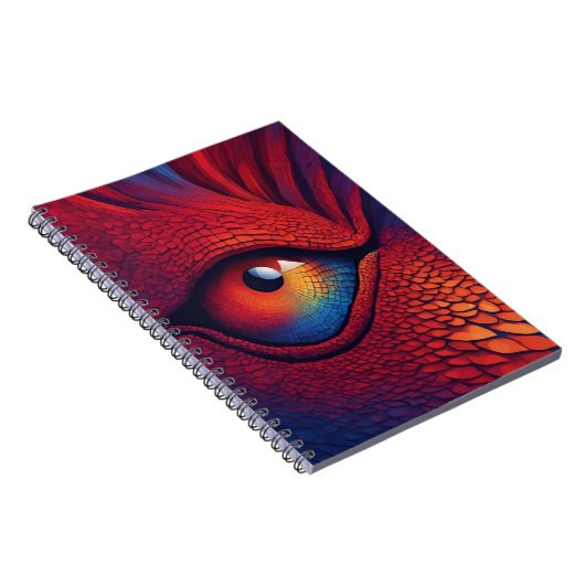Ein Notebook mit beeindruckender Dragon Eye Art Notizblock (Rechte Seite)