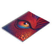 Ein Notebook mit beeindruckender Dragon Eye Art Notizblock (Linke Seite)