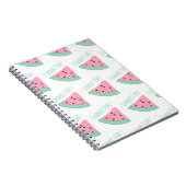 Ein Notebook mit Inschrift und Wassermelone Notizblock (Rechte Seite)