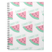 Ein Notebook mit Inschrift und Wassermelone Notizblock (Vorderseite)
