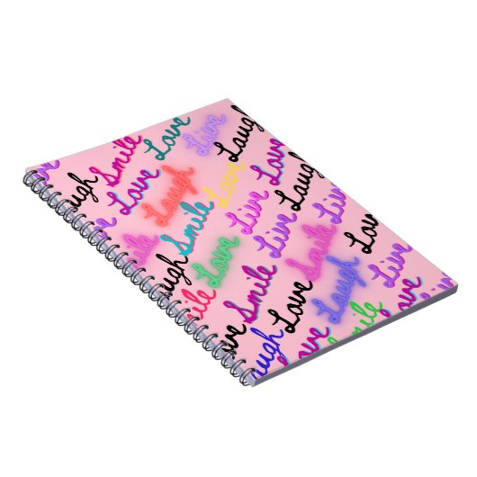 Ein Notebook mit lebendigem Design. Notizblock (Rechte Seite)