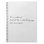 ein Notebook Notizblock (Vorderseite)