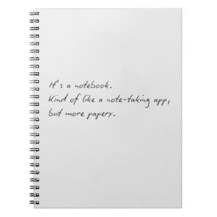 ein Notebook Notizblock