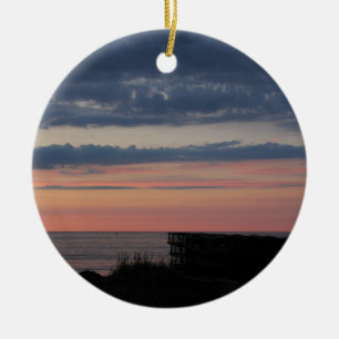 Ein Nova Scotian Sonnenuntergang Keramik Ornament