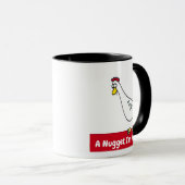 Ein Nugget bin ich nicht! Vegetarier Tasse (VorderseiteRechts)