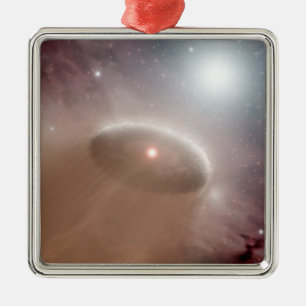 Ein O-Stern direkt hinter einem jungen, cooleren S Ornament Aus Metall