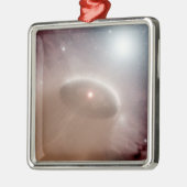 Ein O-Stern direkt hinter einem jungen, cooleren S Ornament Aus Metall (Links)