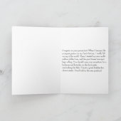 Ein-obere Karte des Geschäftsmannes (Innenseite)