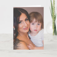Ein-obere Karte des neuen Babys