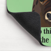 Ein Ochse, der aus der Schachtel denkt Mousepad (Ecke)