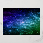 Ein Od Milvado 5"x7" Hebrew Gold Foil Platte Card Folieneinladung (Rückseite)