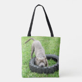 ein oder zwei Biss, eine ruhige Spielzeit, Tasche (Rückseite)