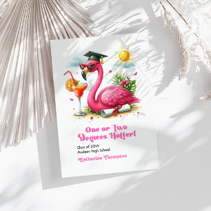 Ein oder Zwei Grad Heißere Flamingo-Abschlussfeier Ankündigung