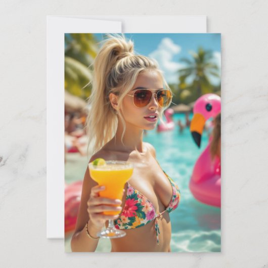 Ein oder zwei Grad Hotter Flamingo Abschluss Ankündigung (Rückseite)