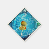 Ein oder zwei Oliven? Serviette (Ecke)