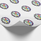 Ein OES Weihnachten Geschenkpapier (Ecke)