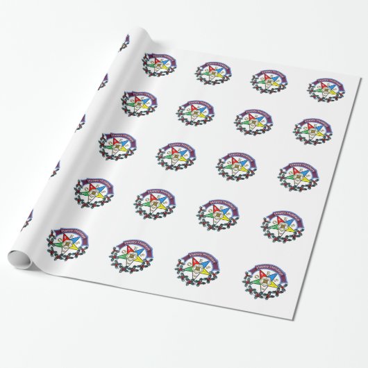 Ein OES Weihnachten Geschenkpapier (Ungerollt)
