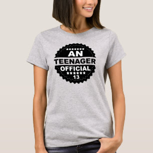 EIN offizieller JUGENDLICH-13. GEBURTSTAG T-Shirt