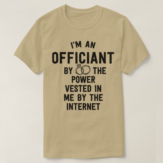 Ein offizieller Power für Hochzeitssache, der mir T-Shirt (Design vorne)
