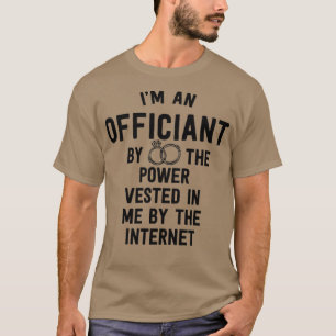 Ein offizieller Power für Hochzeitssache, der mir  T-Shirt