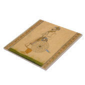 Ein Offizier, ein stehend, mit Klinge und Schild, Fliese (Seite)