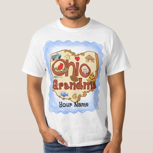 Ein Ohio Oma T - Shirt (Vorderseite)