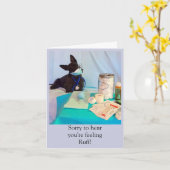 Ein Ohr beim Hören Karte (Gelbe Blume)