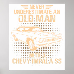 Ein Old Man Chevrolet Impala Ss 1965 Poster